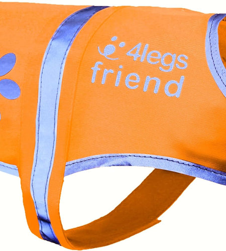 Upgraded Reflective Dog Vest. Hi-Visibility, Fluorescent Blaze Orange Dog Vest Helps Protect Your Best Friend. Safeguard Your PUP from Motorists & Hunting Accidents, on or off Leash by