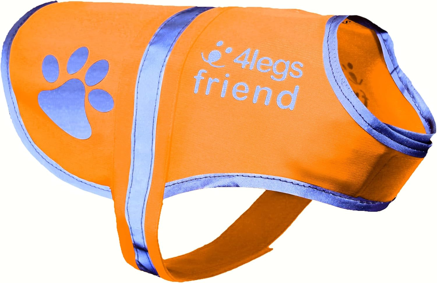 Upgraded Reflective Dog Vest. Hi-Visibility, Fluorescent Blaze Orange Dog Vest Helps Protect Your Best Friend. Safeguard Your PUP from Motorists & Hunting Accidents, on or off Leash by