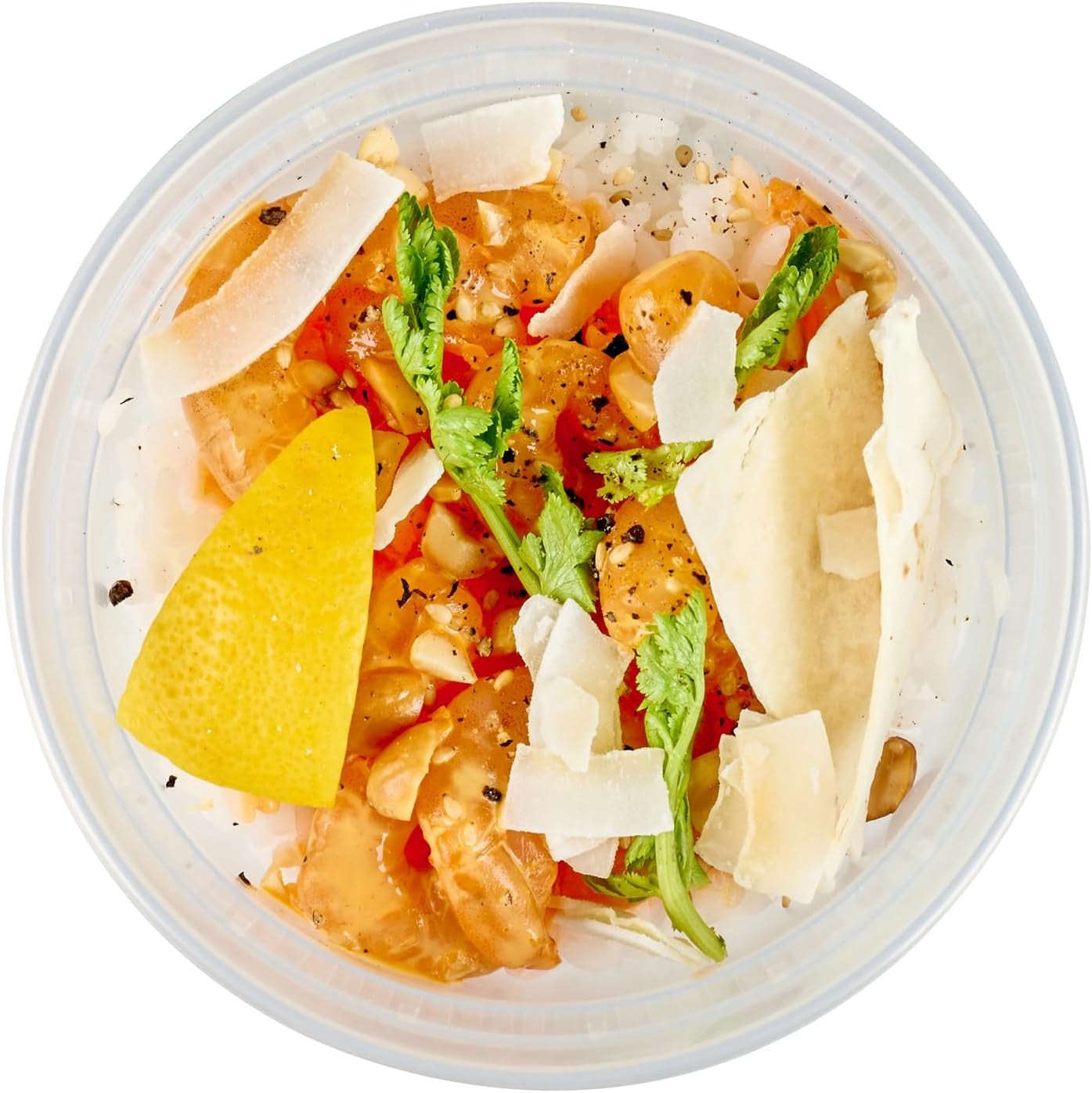 Asporto Microwavable To-Go Container - BPA Free round Soup Container with Clear Plastic Lid - Catering & Takeout - 24 Oz - Clear - Plastic - Disposable - 100Ct Box