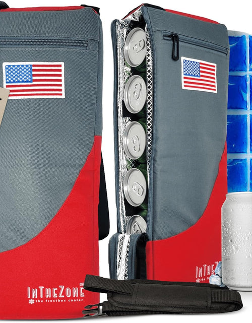 Load image into Gallery viewer, Frostbox Golf Bag Cooler and Ice Pack - Small 6 Pack Golf Beer Cooler - Hidden and Fits Discreetly in Golf Bag - Covert Insulated Golf Cooler Bag Sleeve - Golf Accessories for Men &amp; Christmas Gift
